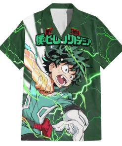 Chemise hawaïenne Izuku Midoriya Deku My Hero Academia Anime