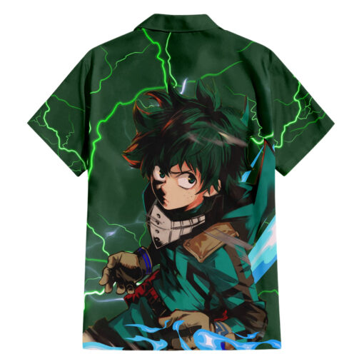 Chemise hawaïenne Izuku Midoriya Deku My Hero Academia Anime – Image 2