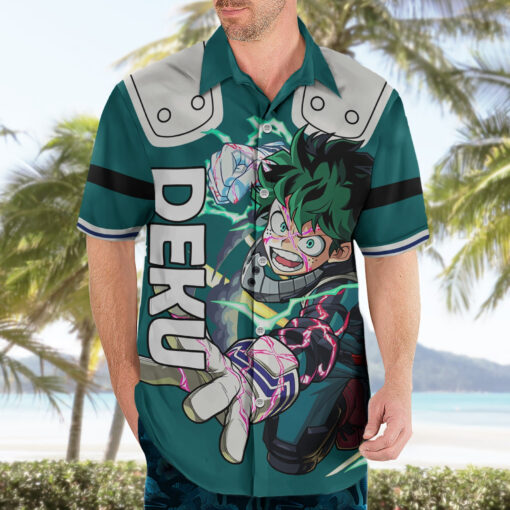Chemise hawaïenne Izuku Midoriya My Hero Academia – Image 3