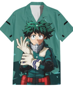 Chemise hawaïenne Izuku Midoriya My Hero Academia Anime