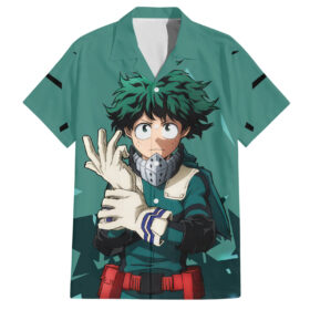 Chemise hawaïenne Izuku Midoriya My Hero Academia Anime