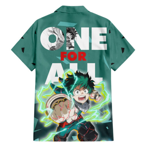 Chemise hawaïenne Izuku Midoriya My Hero Academia Anime – Image 2