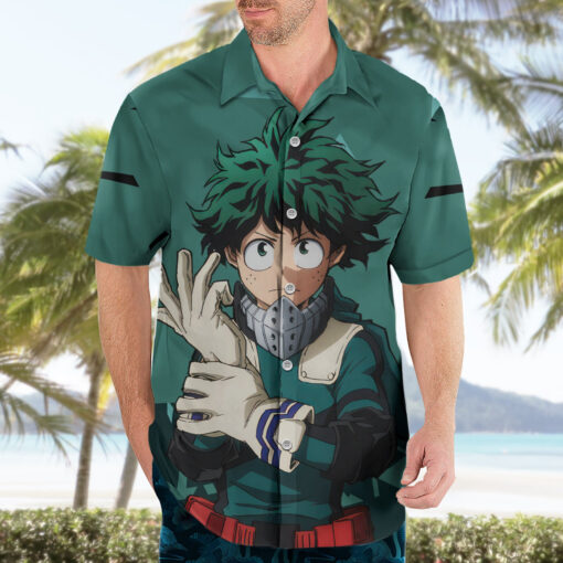 Chemise hawaïenne Izuku Midoriya My Hero Academia Anime – Image 3