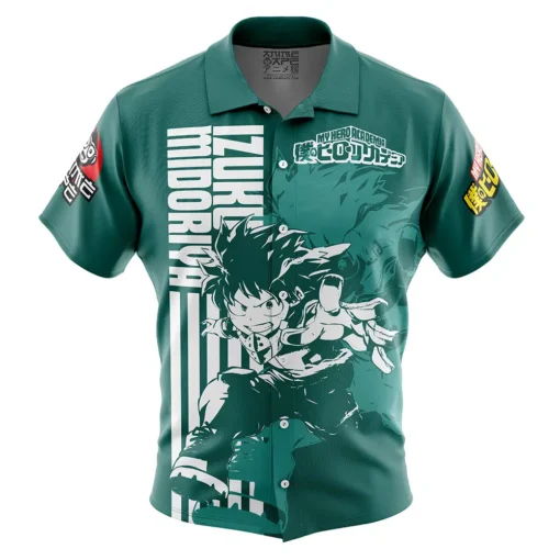 Chemise hawaïenne Izuku Midoriya (Deku) My Hero Academia