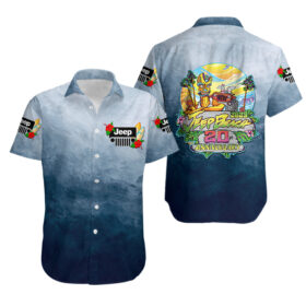 Chemise hawaïenne Jeep plage anniversaire 20e édition 2023