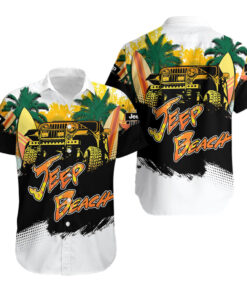 Chemise hawaïenne Jeep plage voyage d'été