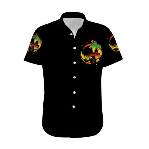 Chemise hawaïenne Jeep plage style vibes jaune – Image 2