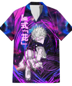 Chemise hawaïenne Satoru Gojo JJK Technique du Vide
