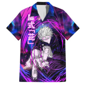Chemise hawaïenne Satoru Gojo JJK Technique du Vide