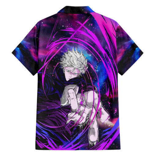 Chemise hawaïenne Satoru Gojo JJK Technique du Vide – Image 2