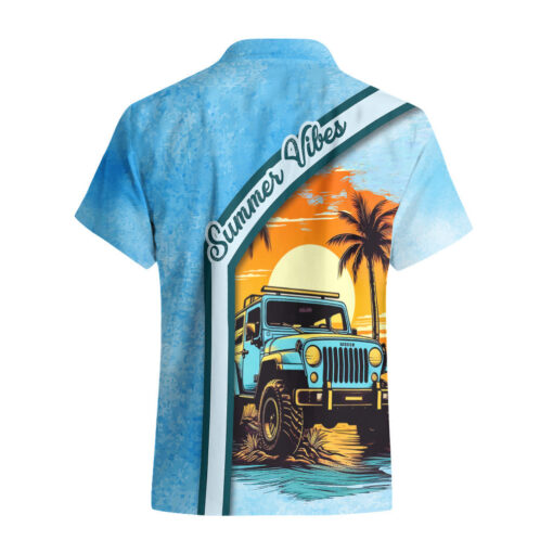 Chemise hawaïenne Jeep plage soleil sel mer vibes d'été – Image 3