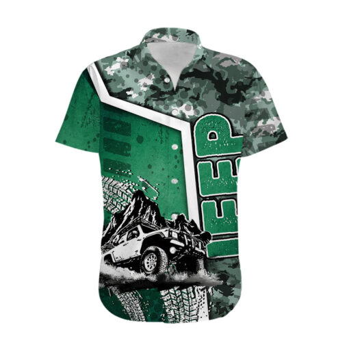Chemise hawaïenne Jeep style camouflage tout-terrain – Image 2