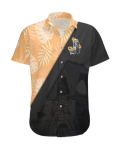 Chemise hawaïenne Jeep camping alphabet J tournesol mix