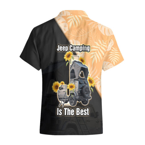 Chemise hawaïenne Jeep camping alphabet J tournesol mix – Image 2