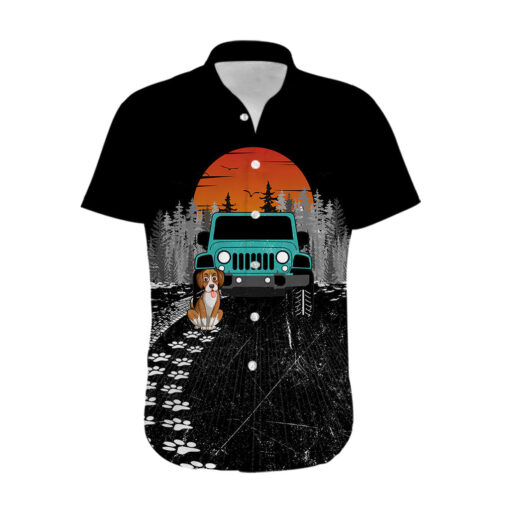 Chemise hawaïenne Jeep en balade avec mon meilleur pote – Image 2