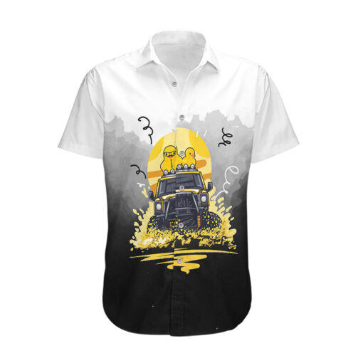 Chemise hawaïenne Papa Jeep nouveau canard sur Jeep – Image 2