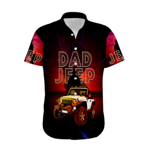 Chemise hawaïenne Papa Jeep les meilleurs papas conduisent des Jeeps