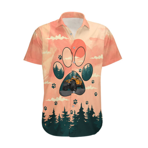 Chemise hawaïenne fille Jeep distraite par les Jeeps et les chiens – Image 2