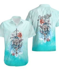 Chemise hawaïenne fille Jeep compas floral