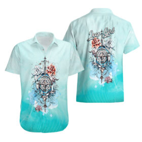 Chemise hawaïenne fille Jeep compas floral