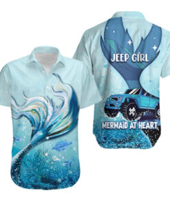 Chemise hawaïenne fille Jeep sirène dans l’âme