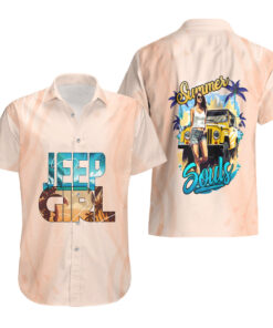 Chemise hawaïenne fille Jeep âme d'été