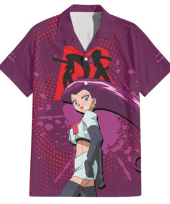 Chemise hawaïenne Jessie Musashi Pokémon Anime