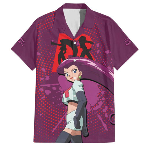 Chemise hawaïenne Jessie Musashi Pokémon Anime