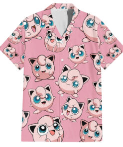 Chemise hawaïenne Jigglypuff motif kawaii