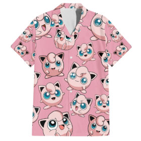 Chemise hawaïenne Jigglypuff motif kawaii