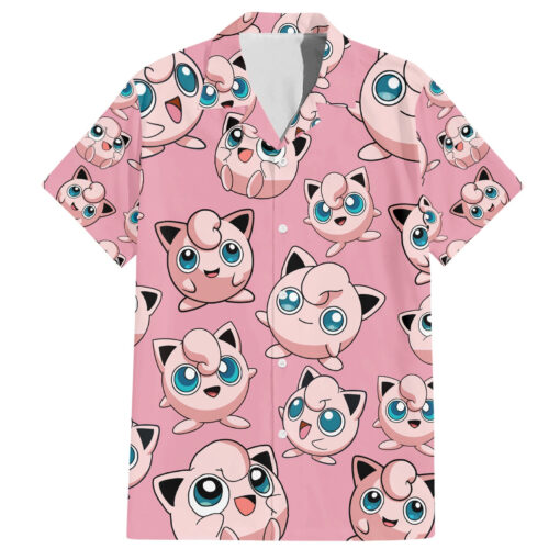 Chemise hawaïenne Jigglypuff motif kawaii