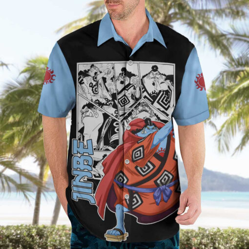 Chemise hawaïenne Jinbe One Piece Manga Mix Anime – Image 3