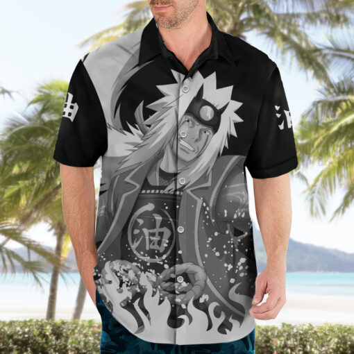 Chemise hawaïenne Jiraya mix Anime – Image 3