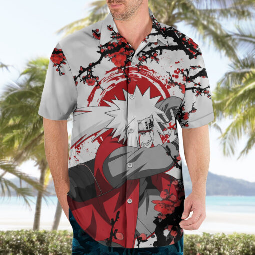 Chemise hawaïenne Jiraya style japonais Anime – Image 3