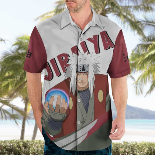 Chemise hawaïenne Jiraya Naruto Anime – Image 3