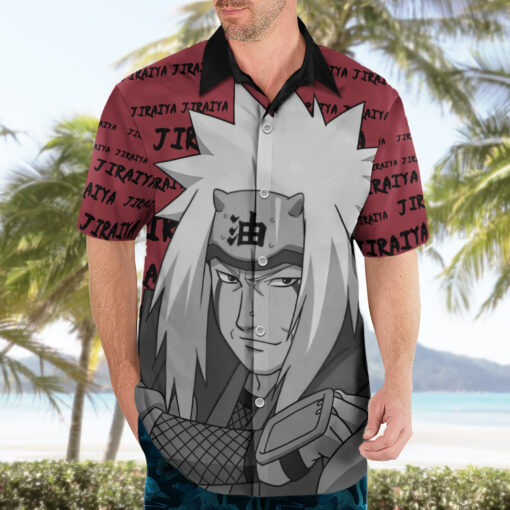 Chemise hawaïenne Jiraya style manga – Image 3