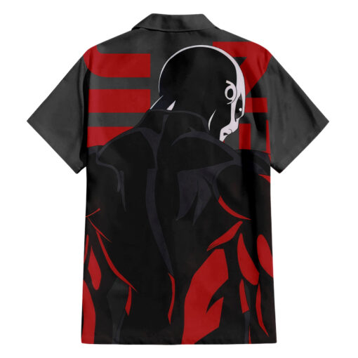 Chemise hawaïenne Jiren Dragon Ball motif abstrait texte Mix – Image 2