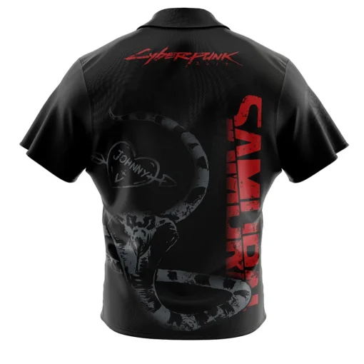 Chemise hawaïenne Tatouage Johnny Silverhand Cyberpunk – Image 2