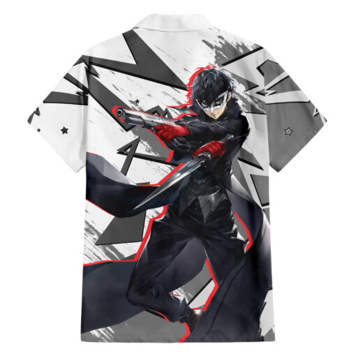 Chemise hawaïenne Joker Persona style cyber polygon Mix – Image 2
