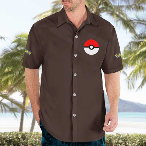 Chemise hawaïenne Voltali Pokémon Anime – Image 3