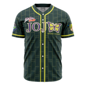Maillot de baseball Jolyne Cujoh Stone Ocean JoJo’s Bizarre Adventure