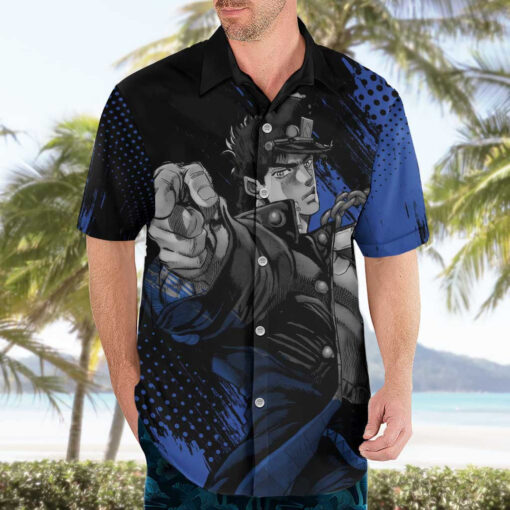 Chemise hawaïenne Jotaro Kujo JoJo’s Bizarre Adventure Anime – Image 3