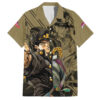 Chemise hawaïenne Jotaro Kujo JoJo’s Bizarre Adventure esquisse noire Mix