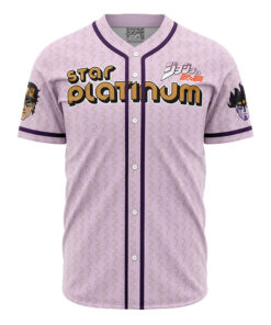 Maillot de baseball Jotaro Kujo Star Platinum JoJo’s Bizarre Adventure