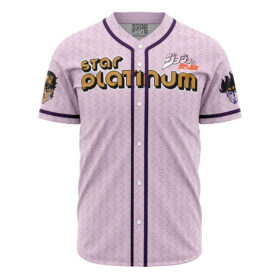Maillot de baseball Jotaro Kujo Star Platinum JoJo’s Bizarre Adventure
