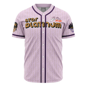 Maillot de baseball Jotaro Kujo Star Platinum JoJo’s Bizarre Adventure