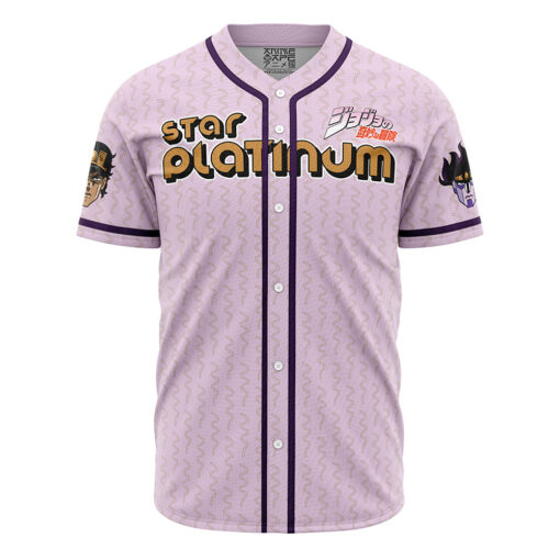 Maillot de baseball Jotaro Kujo Star Platinum JoJo’s Bizarre Adventure