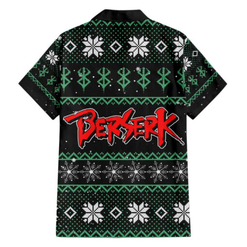 Chemise hawaïenne Judeau Berserk Noël Mix Anime – Image 2