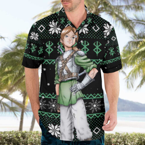 Chemise hawaïenne Judeau Berserk Noël Mix Anime – Image 3