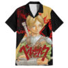 Chemise hawaïenne Judeau Berserk sang noir